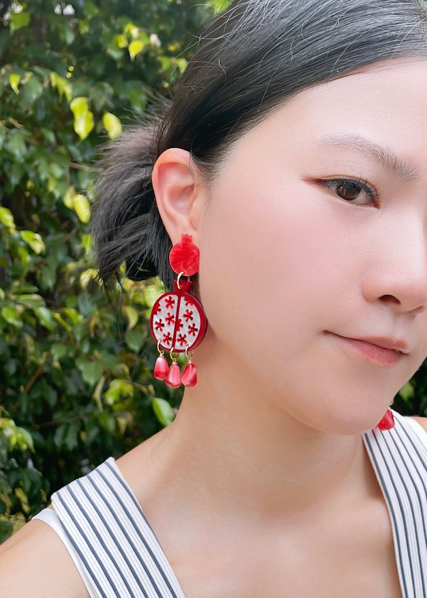 Pomegranate Dangle Earrings
