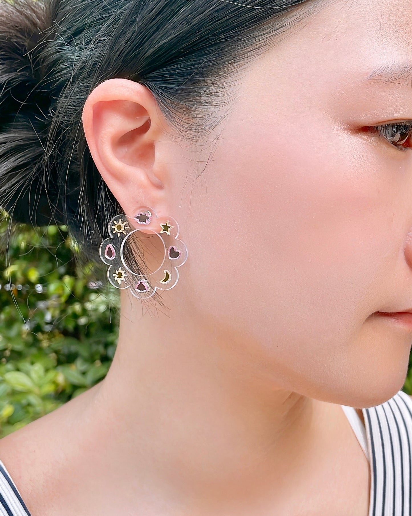 Flower Cloud Studs
