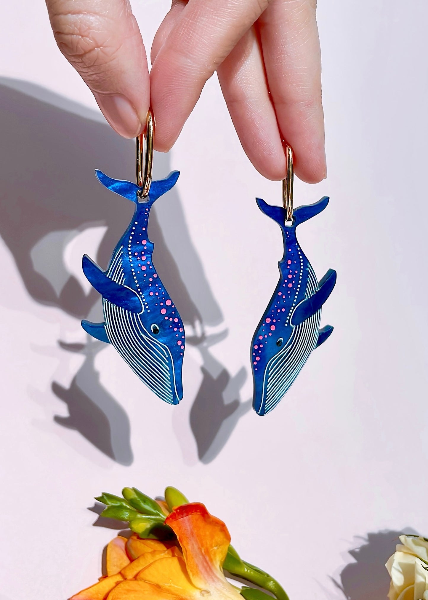 Blue Whale Hoops