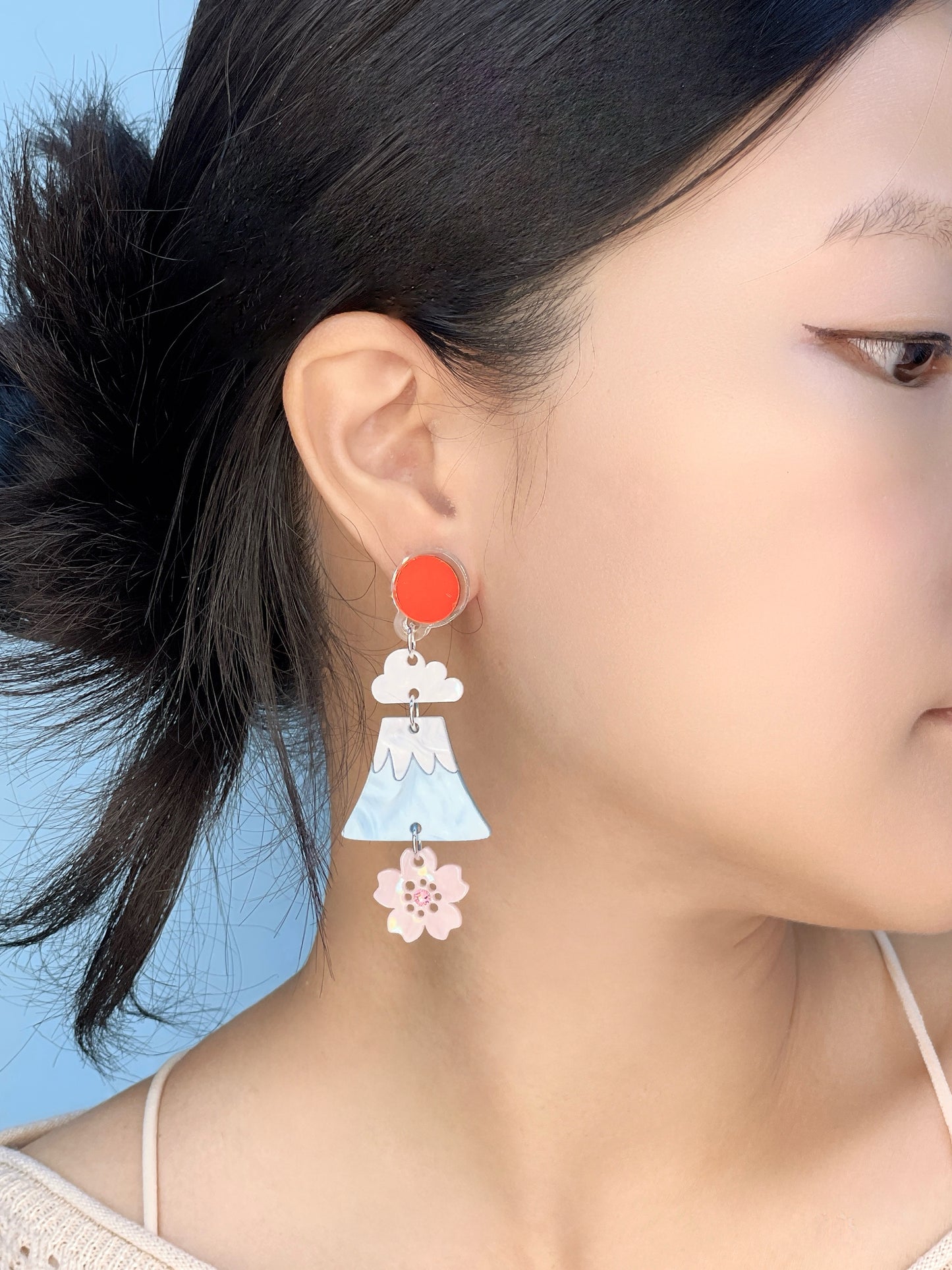 Mount Fuji Earrings