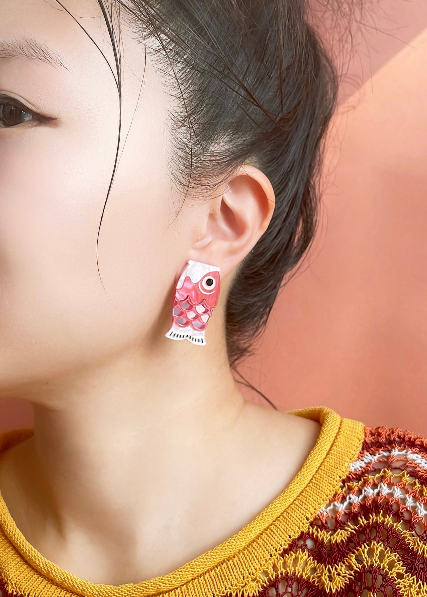 Koi Studs (Pink)