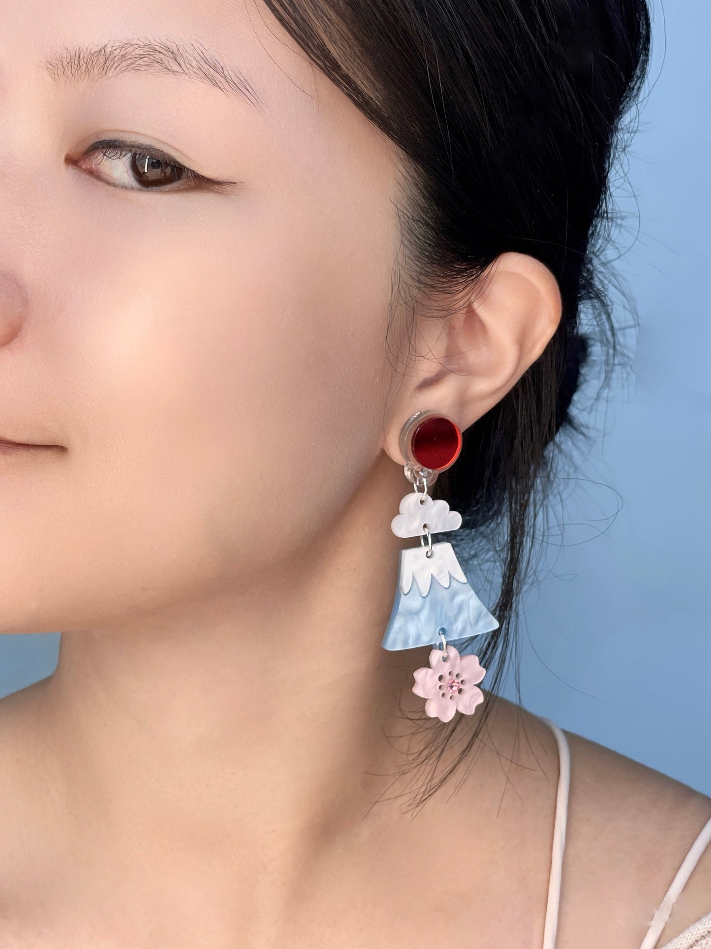 Mount Fuji Earrings