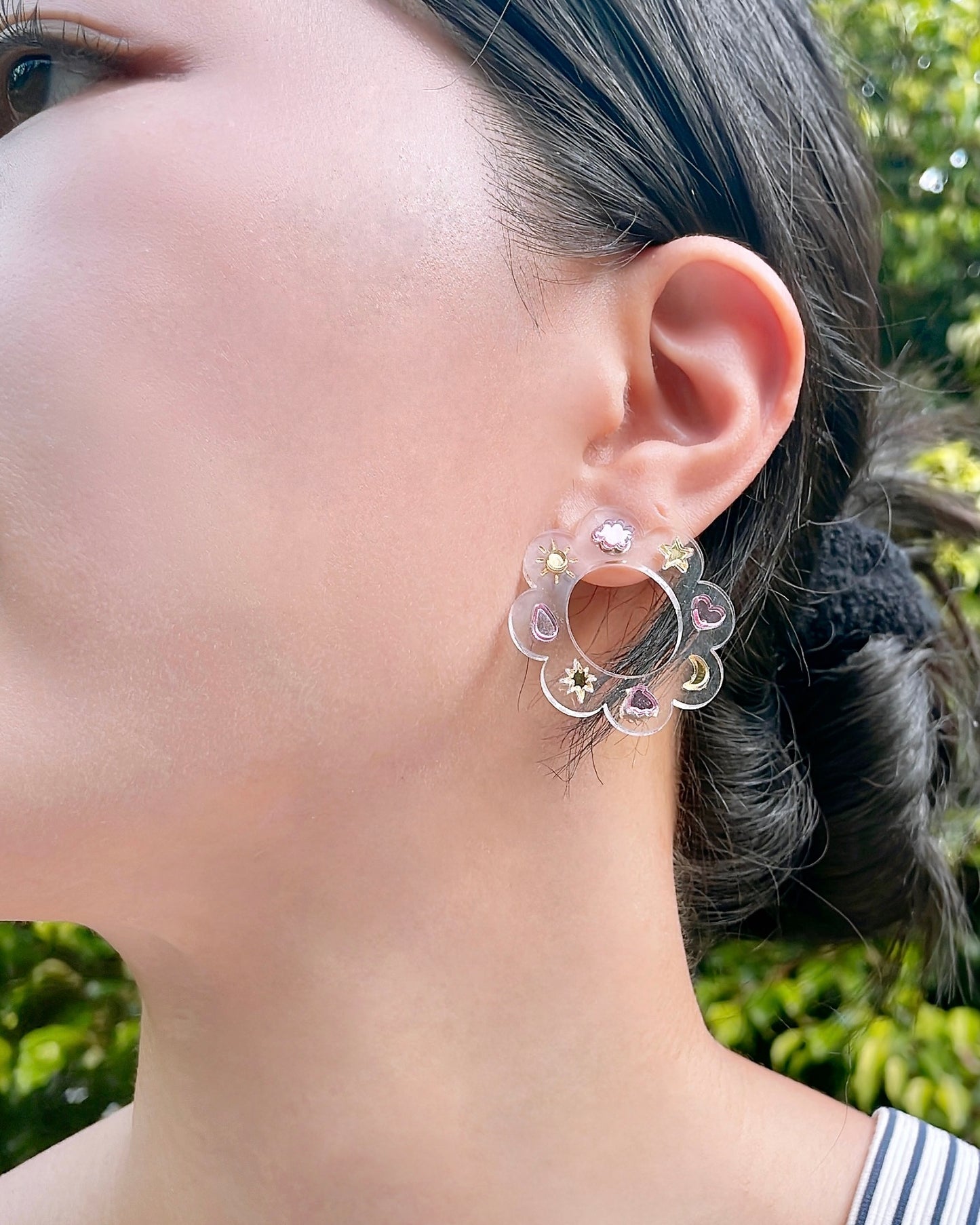 Flower Cloud Studs