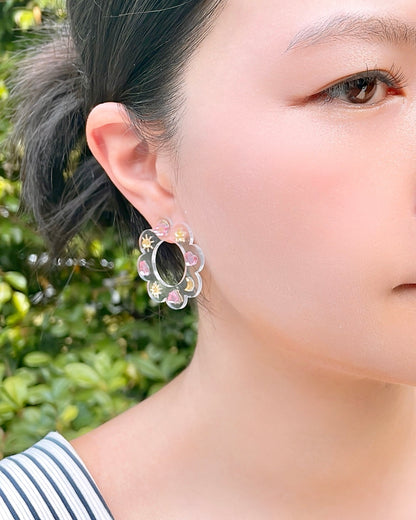 Flower Cloud Studs