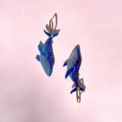 Blue Whale Hoops