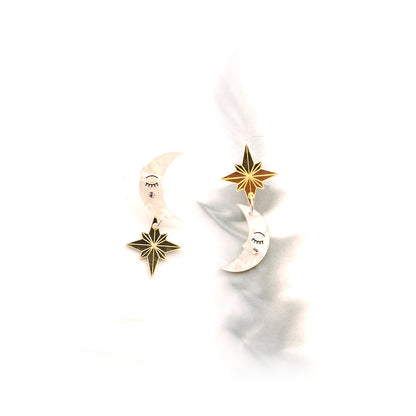 Moon Star Earrings