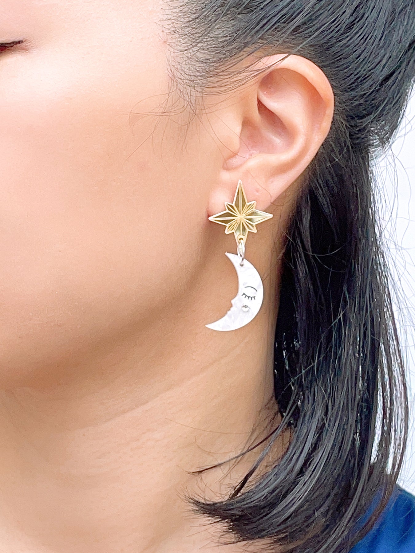 Moon Star Earrings