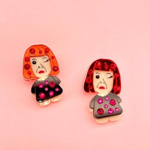 Polka Dot Queen Earrings