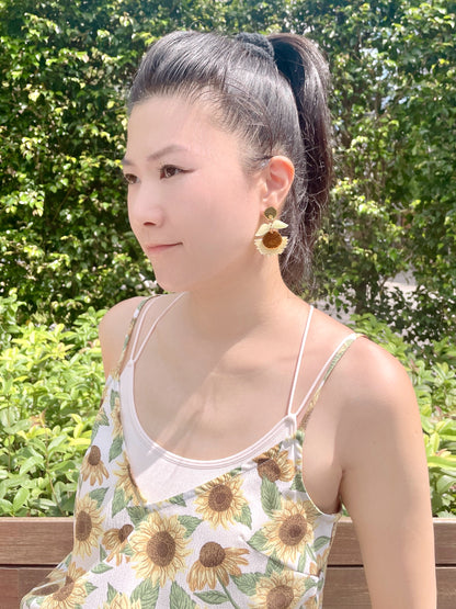 Sunflower Earrings