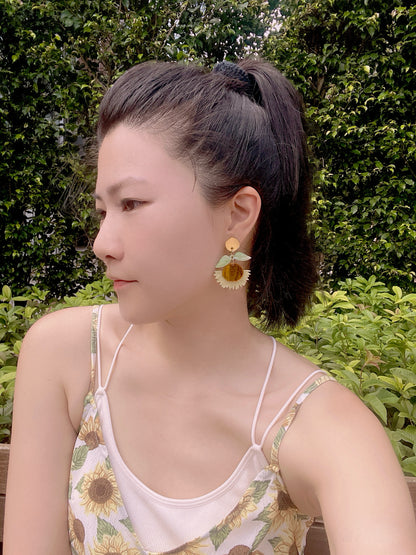 Sunflower Earrings