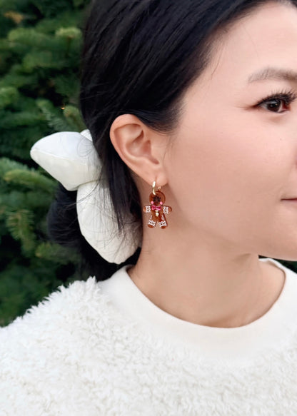 Gingerbread House Ear Hoops