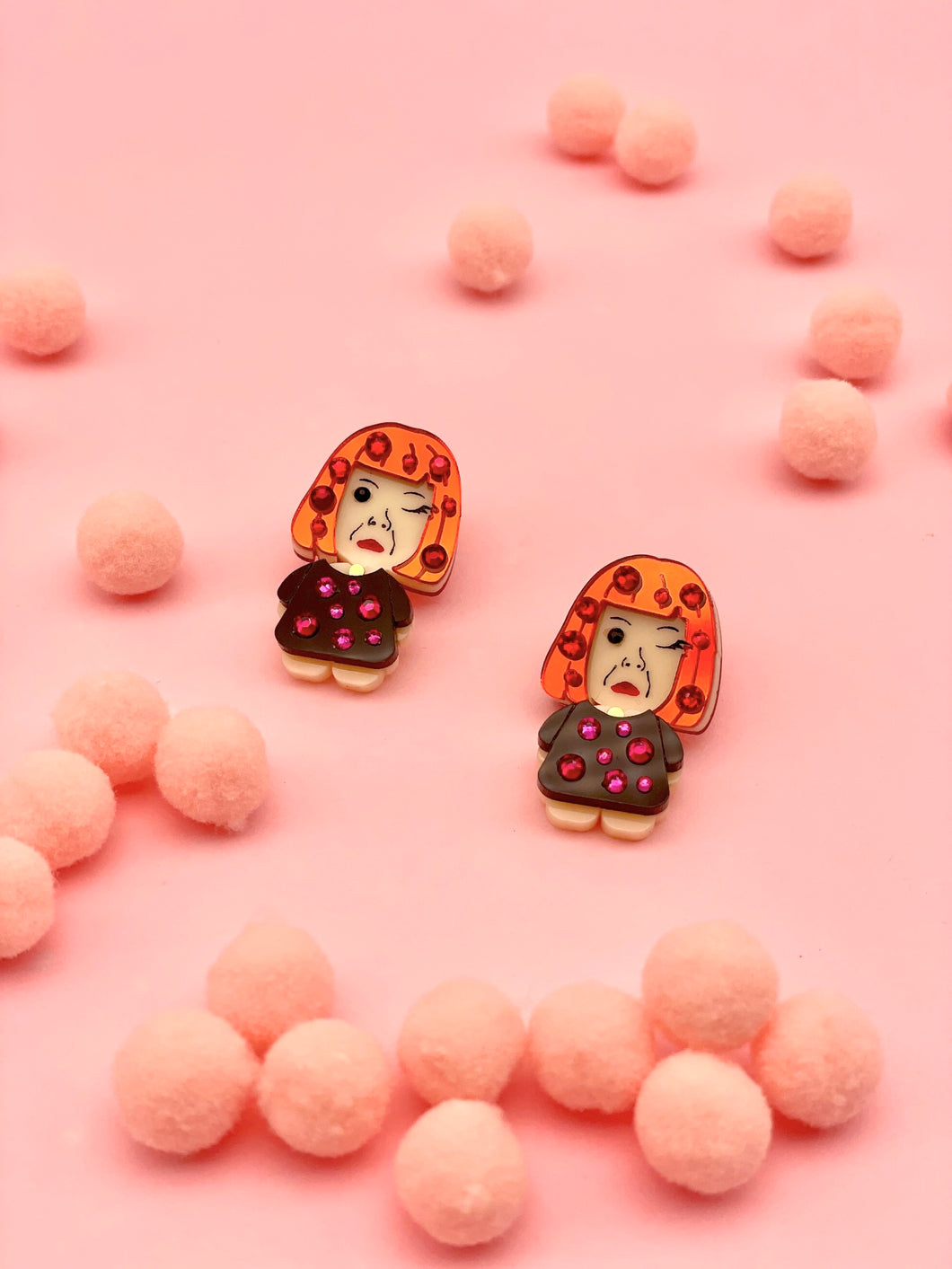 Polka Dot Queen Earrings