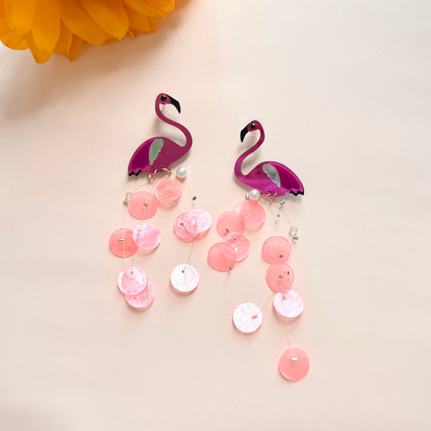 Flamingo Earrings