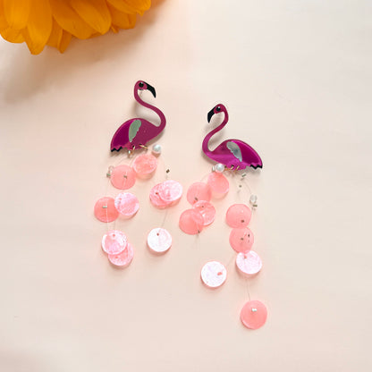 Flamingo Earrings