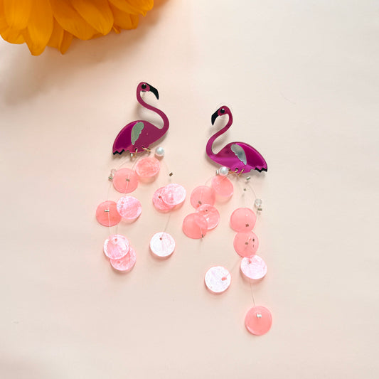 Flamingo Earrings