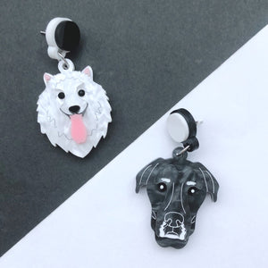 Custom Made 2 Doggies Earrings