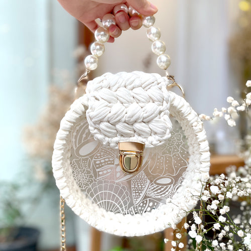 Sea Shell Hand Weave Bag