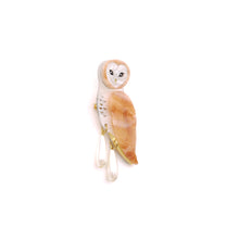 Load image into Gallery viewer, Barn Owl Brooch