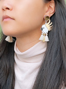 Cockatoo Tassels Earrings