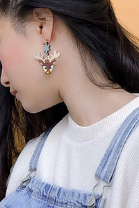 Red Nose Reindeer Earrings