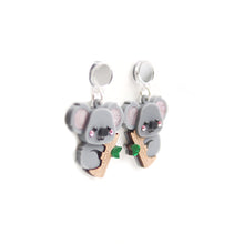 Load image into Gallery viewer, Koala Dangle Earrings