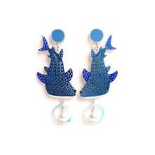 Load image into Gallery viewer, Whale Shark Earrings