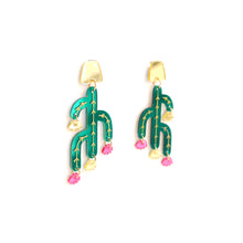 Load image into Gallery viewer, Sagauro Cactus Earrings