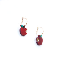 Load image into Gallery viewer, Apple Hoop Earrings