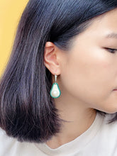 Load image into Gallery viewer, Avocado Hoop Earrings