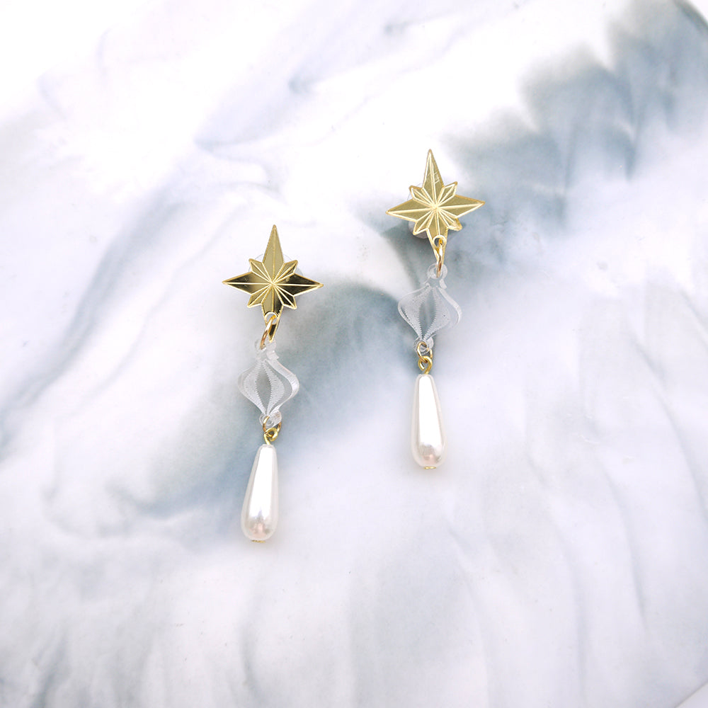 Xmas Star Earrings