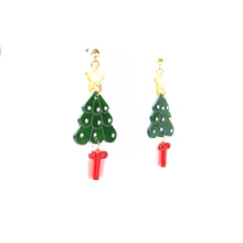 Load image into Gallery viewer, Xmas Tree Earrings