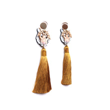 Load image into Gallery viewer, Tiger Tassels Earrings