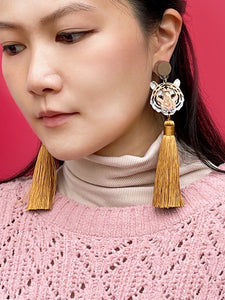 Tiger Tassels Earrings