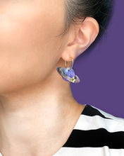 Load image into Gallery viewer, Planet Hoop Earrings