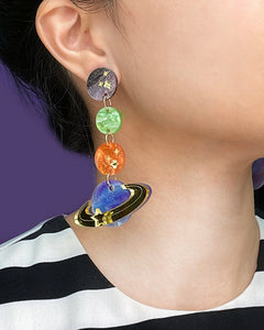 Planet Dangle Earrings