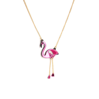 Flamingo Pendant Necklace