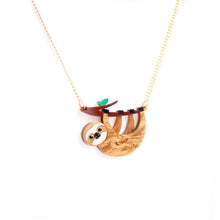 Load image into Gallery viewer, Sloth Pendant Necklace