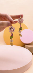 Sakura Hoop Earrings (many ways)