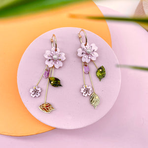 Sakura Hoop Earrings (many ways)