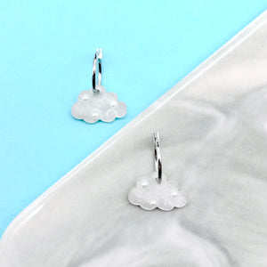 Cloud Hoop Earrings